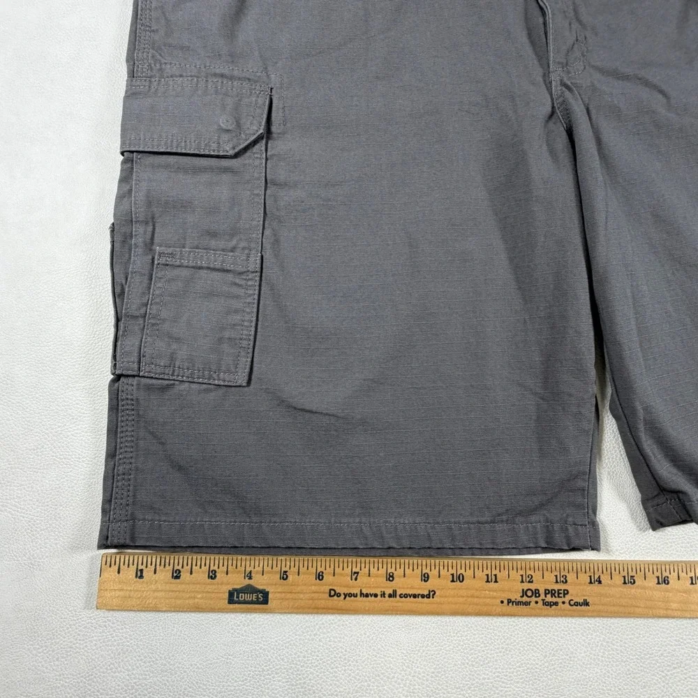 Wrangler Riggs Workwear Mens Gray Ripstop Cargo Shorts 44 New